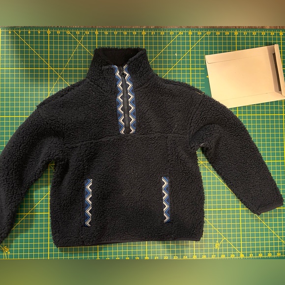 Kids Jacket Sherpa XS Navy Free Assembly - Picture 3 of 6